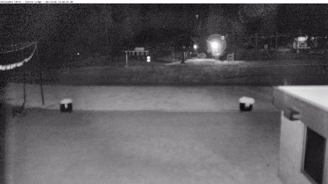 time-lapse frame, Palisades Alpine Lodge webcam