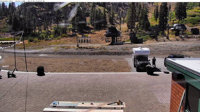 view from Palisades Alpine Lodge on 2026-09-15