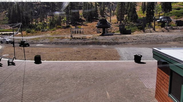 view from Palisades Alpine Lodge on 2026-09-17