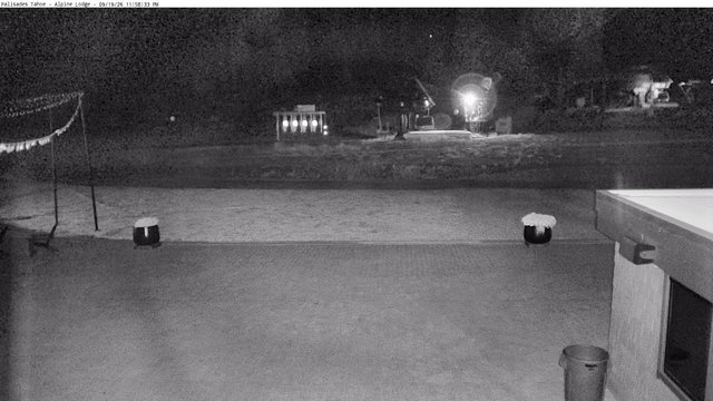 time-lapse frame, Palisades Alpine Lodge webcam