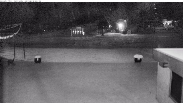 time-lapse frame, Palisades Alpine Lodge webcam