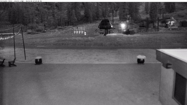 time-lapse frame, Palisades Alpine Lodge webcam