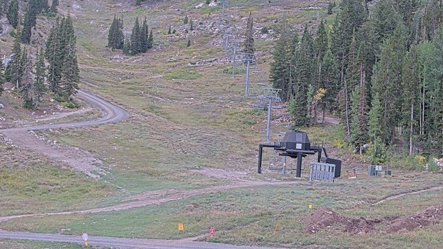 view from Solitude Powderhorn II Lift Line on 2026-09-17