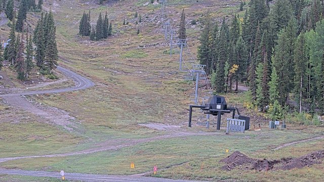 view from Solitude Powderhorn II Lift Line on 2026-09-18