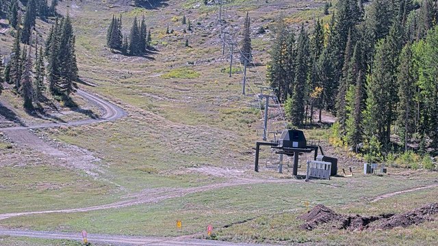 view from Solitude Powderhorn II Lift Line on 2026-09-20