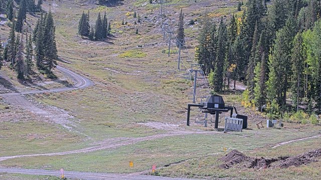 view from Solitude Powderhorn II Lift Line on 2026-09-22