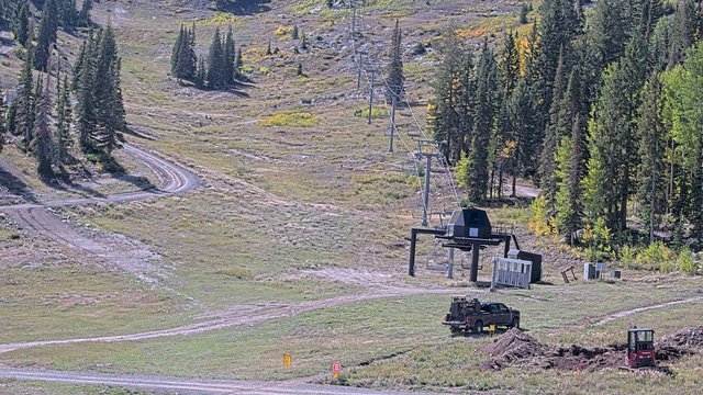 view from Solitude Powderhorn II Lift Line on 2026-09-24