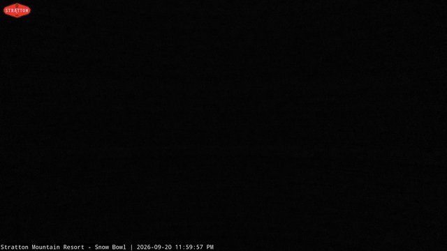 time-lapse frame, Stratton Snow Bowl webcam