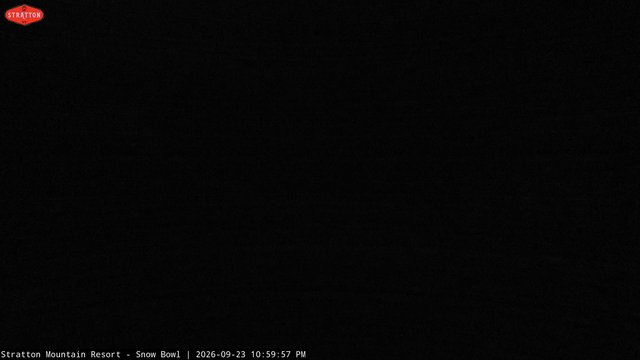 time-lapse frame, Stratton Snow Bowl webcam