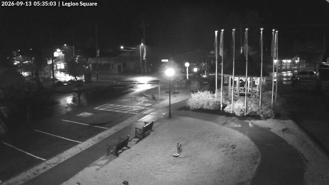 time-lapse frame, Inlet Legion Square webcam