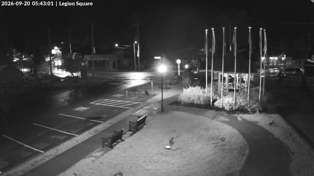 time-lapse frame, Inlet Legion Square webcam
