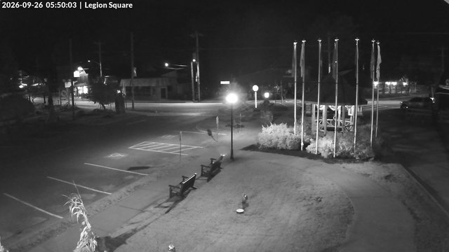 time-lapse frame, Inlet Legion Square webcam