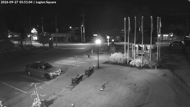 time-lapse frame, Inlet Legion Square webcam