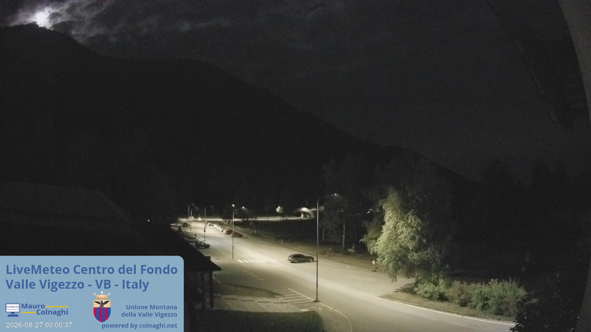 time-lapse frame, Unione Montana Valle Vigezzo webcam