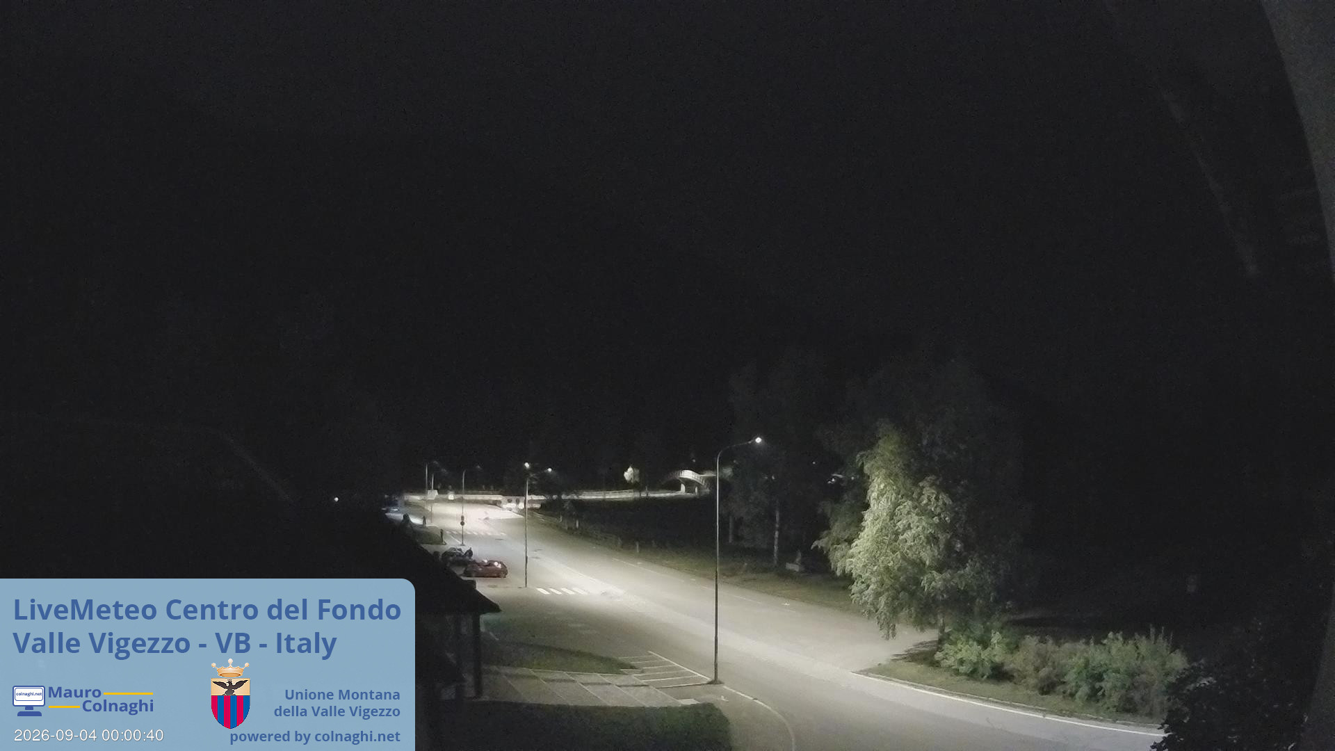 time-lapse frame, Unione Montana Valle Vigezzo webcam
