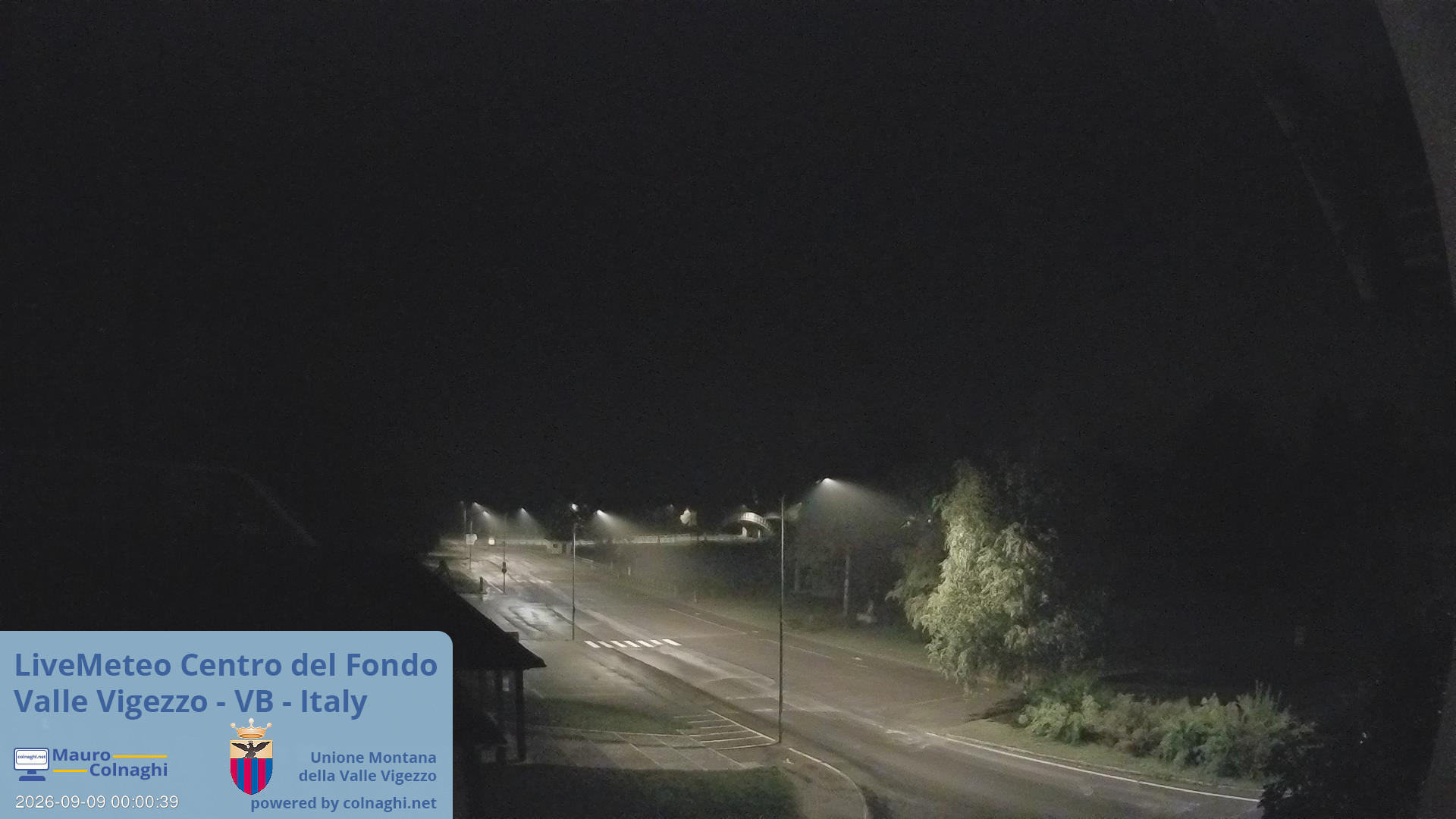 time-lapse frame, Unione Montana Valle Vigezzo webcam