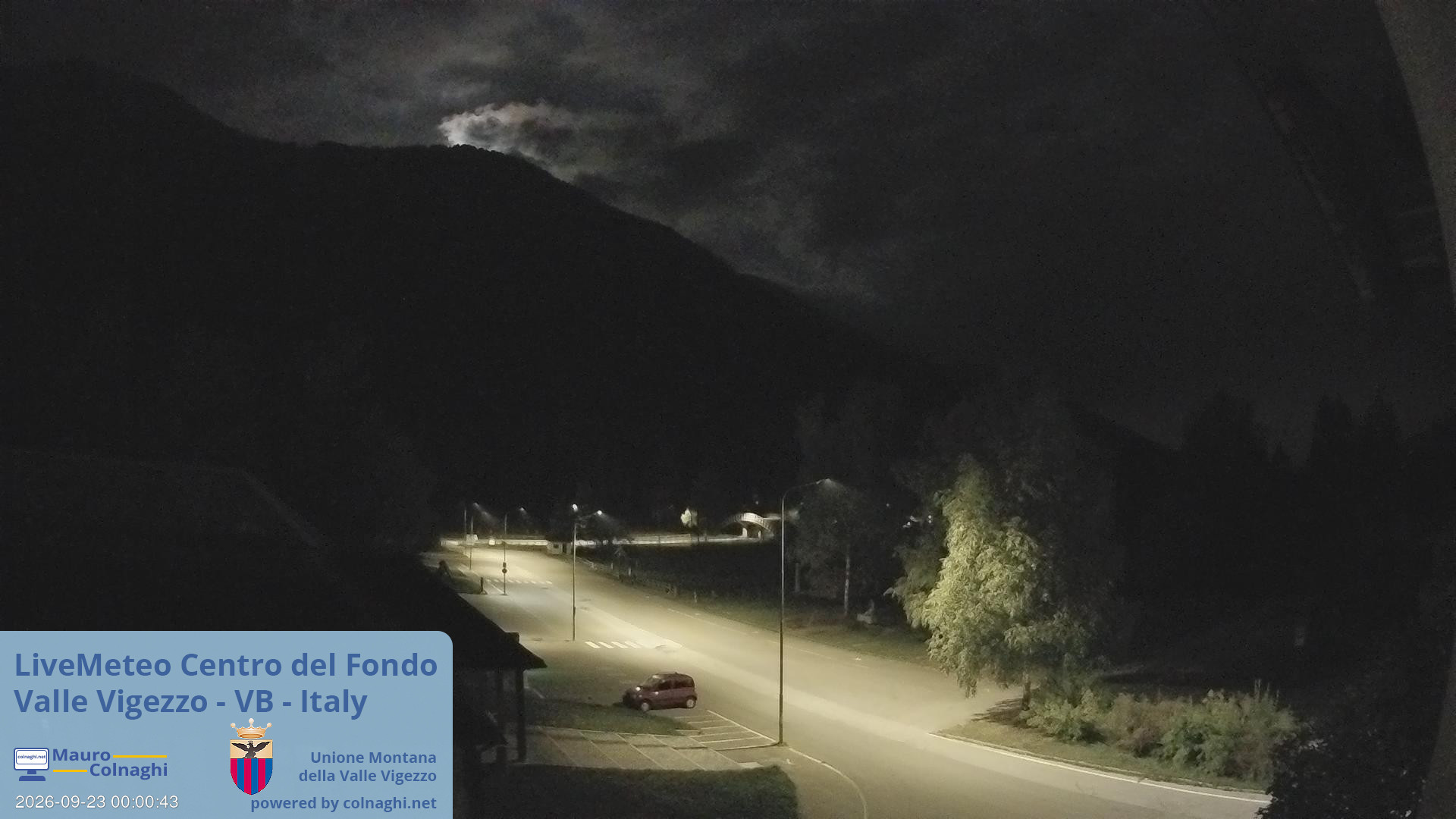 time-lapse frame, Unione Montana Valle Vigezzo webcam