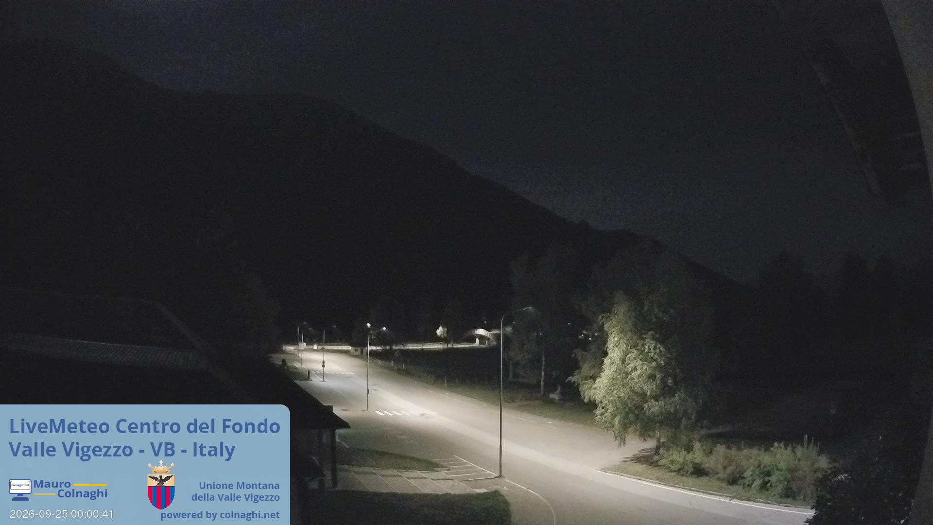 time-lapse frame, Unione Montana Valle Vigezzo webcam