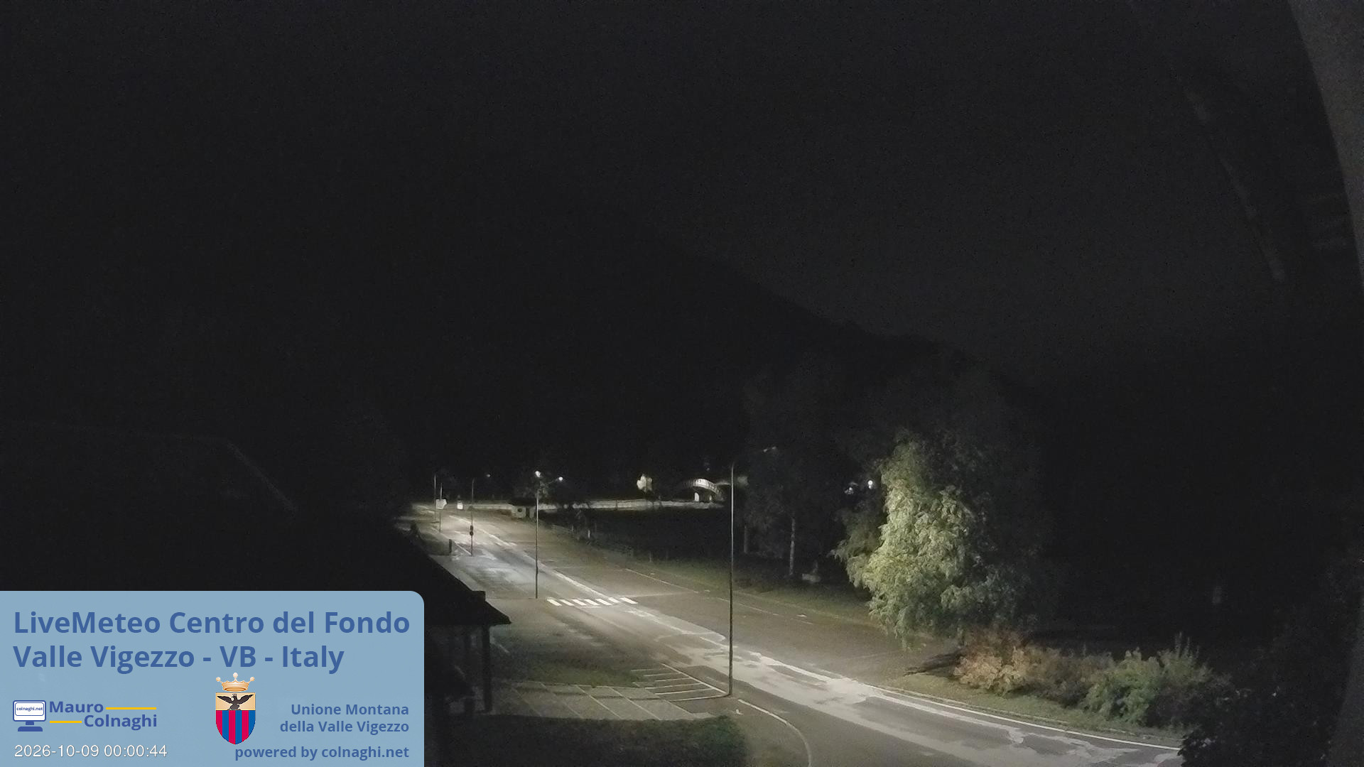 time-lapse frame, Unione Montana Valle Vigezzo webcam